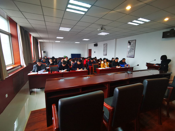 测试公司召开2019年度党支部书记述职大会(图1)